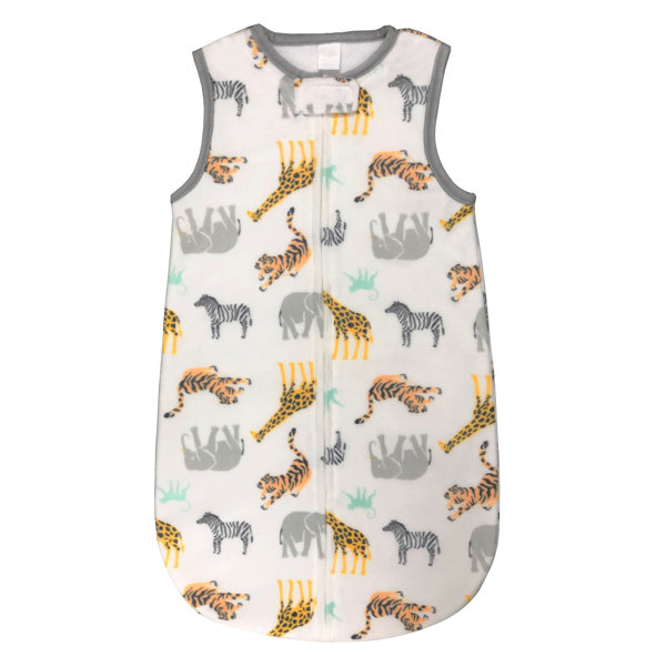 Indigo Safari Wearable Blanket Sleepsack Safari Large Animal Print